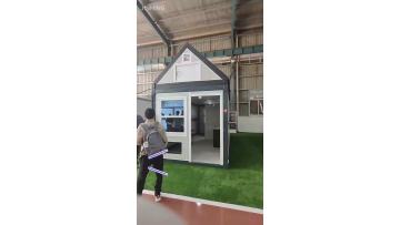 Foldable container house with complete furniture and facilities for sale at a low price