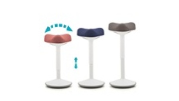Hot Selling Saddle Stool: Office Wobble Seat for Sit-Stand Use1