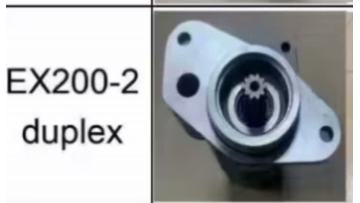 EX200-2 duplex Hydraulic gear pump