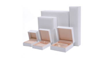 Hanhong wholesale custom luxury jewelry white paper box bracelet bracelet earrings necklace packaging box ring jewelry box1