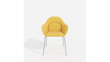 Fluffy Creative Design Comfortable Backrest Manicure Chair Makeup Chair Velvet Armchair
