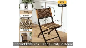 Balcony Folding Chairs, Rattan-Backed Chairs, Single Outdoor Stools, Dining Chairs1