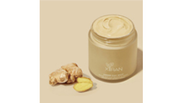 Organic Turmeric Clay Mask with Ginger and Kaolin Bentonite Clay for Blackhead Removal and Dark Spot Reduction1