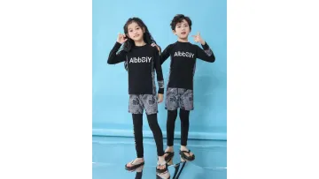 Boys' Short Sleeve Lapel Polo T-Shirt Tracksuit1
