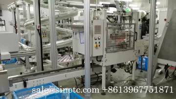 Fully automatic plastic cup packing machine line