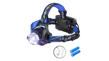 1000 Lumen ABS Rechargeable LED Headlamp Outdoor activities1