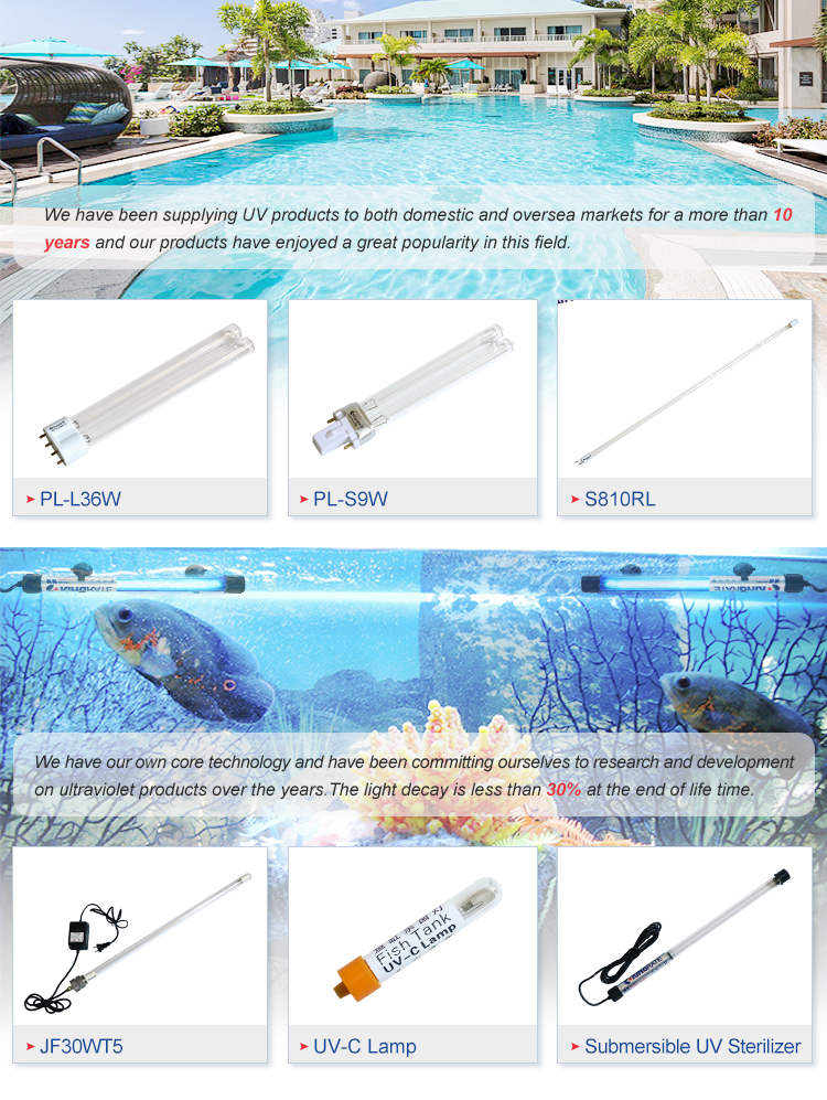 GPHA843T6L HVAC  Amalgam UV Light