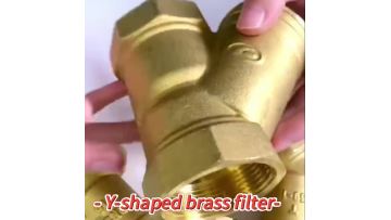 Brass Y Water Filter