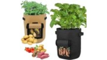 Vegetable Growing Bag Hydroponics Felt Plant Growing Bag 5 / 7 / 10/25 Gallon1