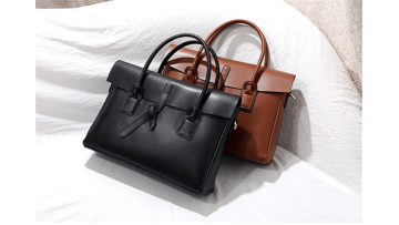 Genuine Leather Stylish Business Handbag