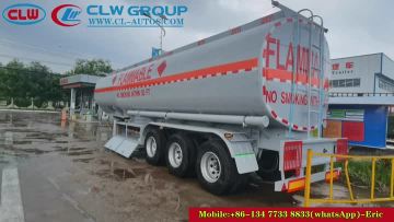 32cbm Carbon Steel Fuel Tank Trailer