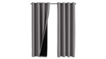 Hot Selling Elegant Solid Color 100% Blackout Double Layer Curtain For Living Room1