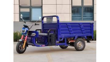 Blue Electric Tricycle For Cargo