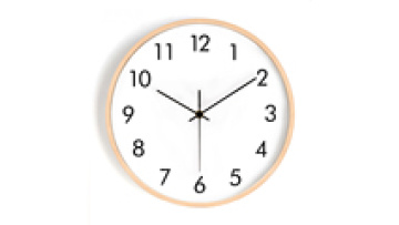 Personalized Wood Frame Wall Clock with Silent Movement1