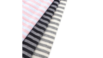 Cusotms Stripe Jersey Fabric Acrylic Rayon Polyester Nylon Blend Jersey Fabric for T-shirt1