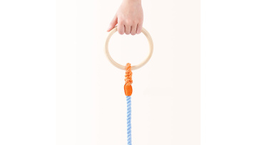 wood handle leash