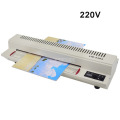 220V 600W Photo Document Paper A3 A4 Laminating Film Machine Cold/Hot Laminator Knob Temperature Adjust Width 330mm LM-3304-A3