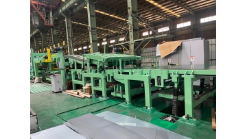High speed flying shear cut to length line