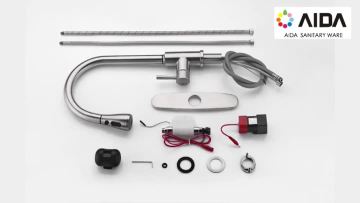 Kitchen faucet installation steps