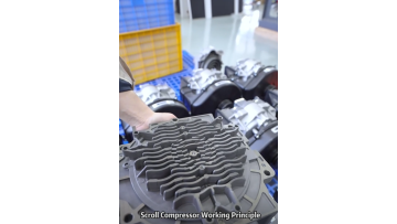 V&T oil free scroll air compressor working principle