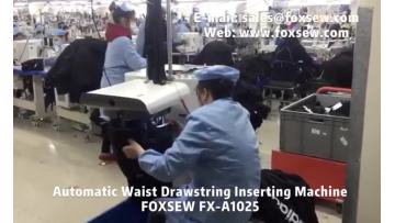 Automatic Waist Cords Inserting Machine