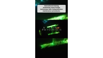 Remote assisted technical support for fountain scheme selection guidance and on‑site equipment debugging troubleshooting work
