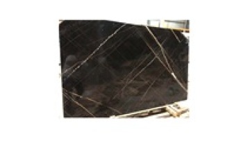 Sahara Noir Polished Slabs - Cheap China Black and White Gold Marble1