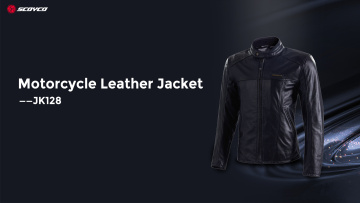 Motorcycle Leather Jacket - JK128