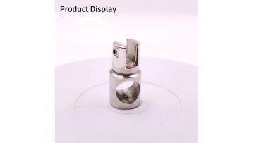 SVA-B0357 Brass Connector Between Tube and Glass for Shower Door Support Bar