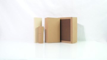 Corrugated paper gift box