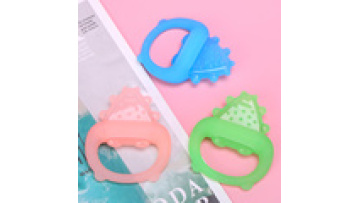 Wholesale New Design Reusable BPA Free Soft Soothing Sensory Toy Water Filled Waterfilled Silicone Baby Teething Water Teether1