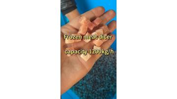 Frozen meat dicer
