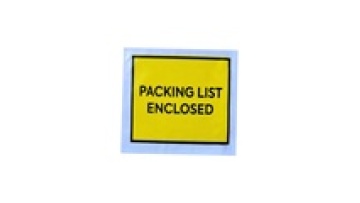 7 x 5.5 inch Full Face Packing List Envelope1
