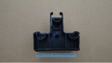 Production of injection molded parts