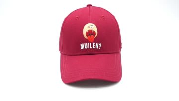 6 Panel Flat Embroidered Baseball Cap