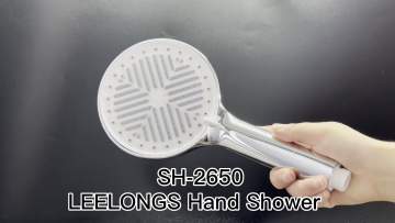 Wholesale Selling High Pressure 3 Spray Chrome Finishing Jet Powered Handheld Shower Head1