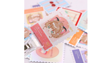 Stamp Stickers Cartoon Custom Multiple Types of Film Covering Sticker logo Sticker creator Decorative Small Luminous Sticker1