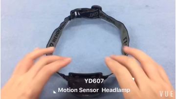 Plastic adjustable head lamp 3AAA battery camping fishing running 3W led mini sensor headlamp1