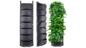 7/9/18/25/36 Planting  Pocket Outdoor Fabric Wall Hanging Planter Grow Bags Felt Pocket Vertical Hanging Bags1