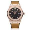 Men Fashion Casual Hublo Watch Automatic Mechanical Watch Reloj Hombre Top Brand Luxury Leather Watches RUIMAS Wristwatches 6759