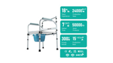 Superior Quality Aluminium Alloy Commode Chair  Toilet Raised Bed Pan Designed for Elderly  Recovery Nursing Toilet Seat Risers1