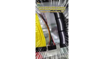 Optimize wire layout with flexible protective sleeving
