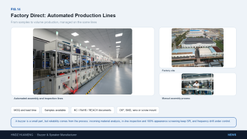 Buzzer product Line Tour: Inside Our Piezo & Magnetic Buzzer Production Line