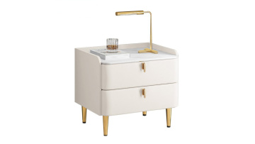 ightstand Bedroom Minimalist Makeup White Nightsta
