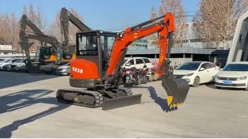 3.5 ton mini crawler excavator with  Kubota diesel engine