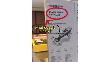 Upgrade to 4D Clip on Soft Closing Hinge M22