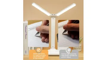 Rechargeable Double Head Desk Lamp with Eye Protection1
