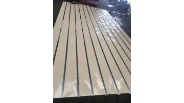 China Factory Produce 7-11grooves Melamine Faced MDF/Slot MDF1