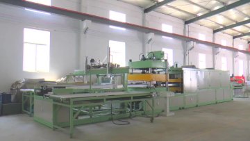 Hot sale ps foam pizza box making machine1