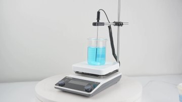 2023 LACHOI new product large capacity 50-2000rpm speed time temperature adjustable laboratory hot plate with magnetic stirrer1